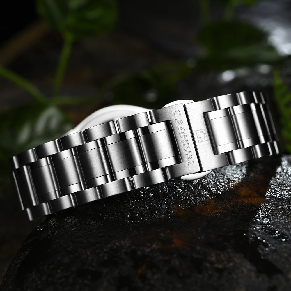 CARNIVAL Quartz Watch with Stainless Steel Band