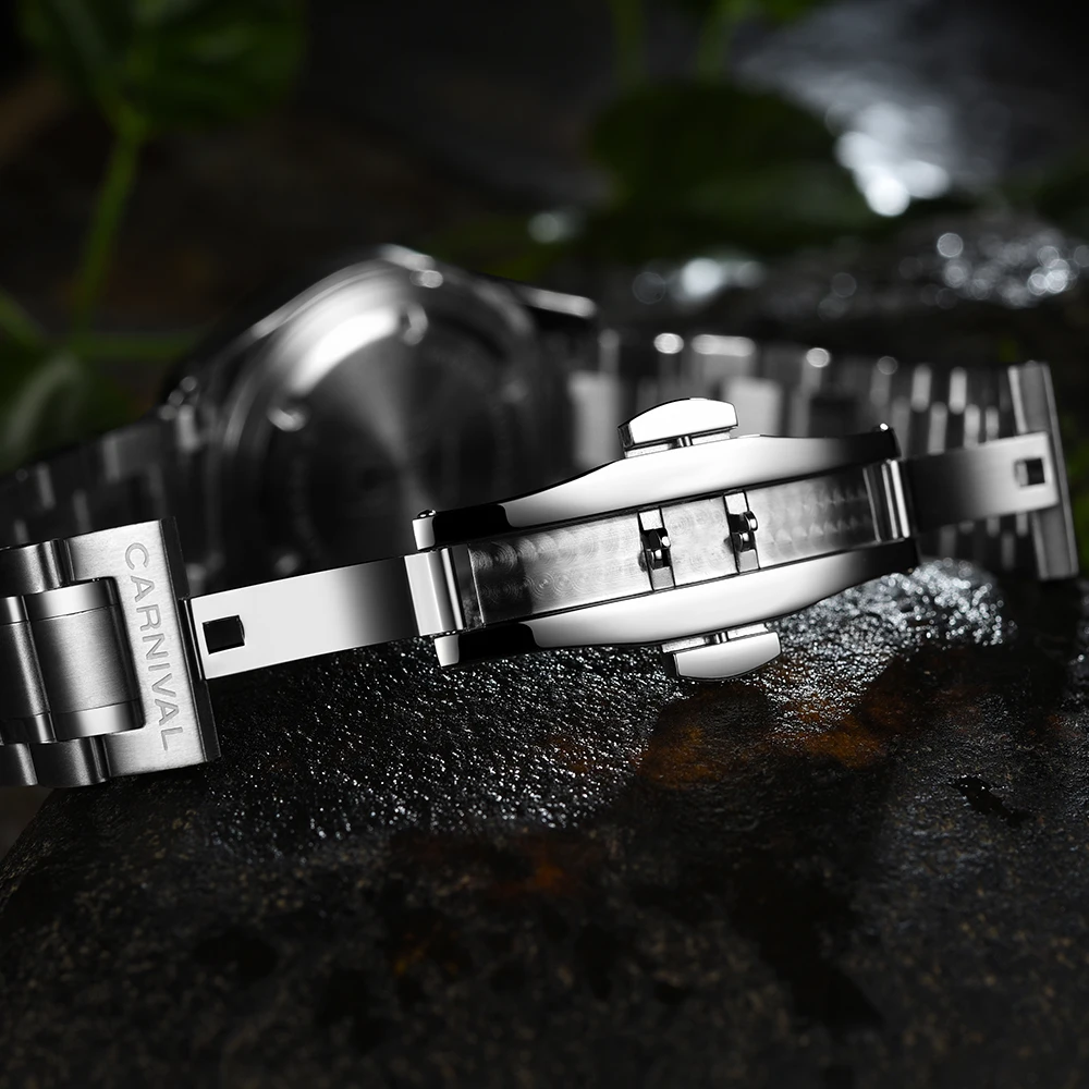 CARNIVAL Quartz Watch with Stainless Steel Band