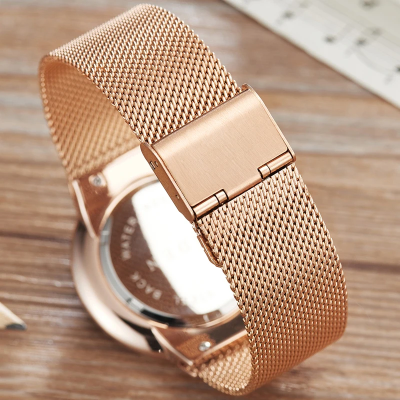 LIGE Fashion Men's Ultra-Thin Quartz Watch