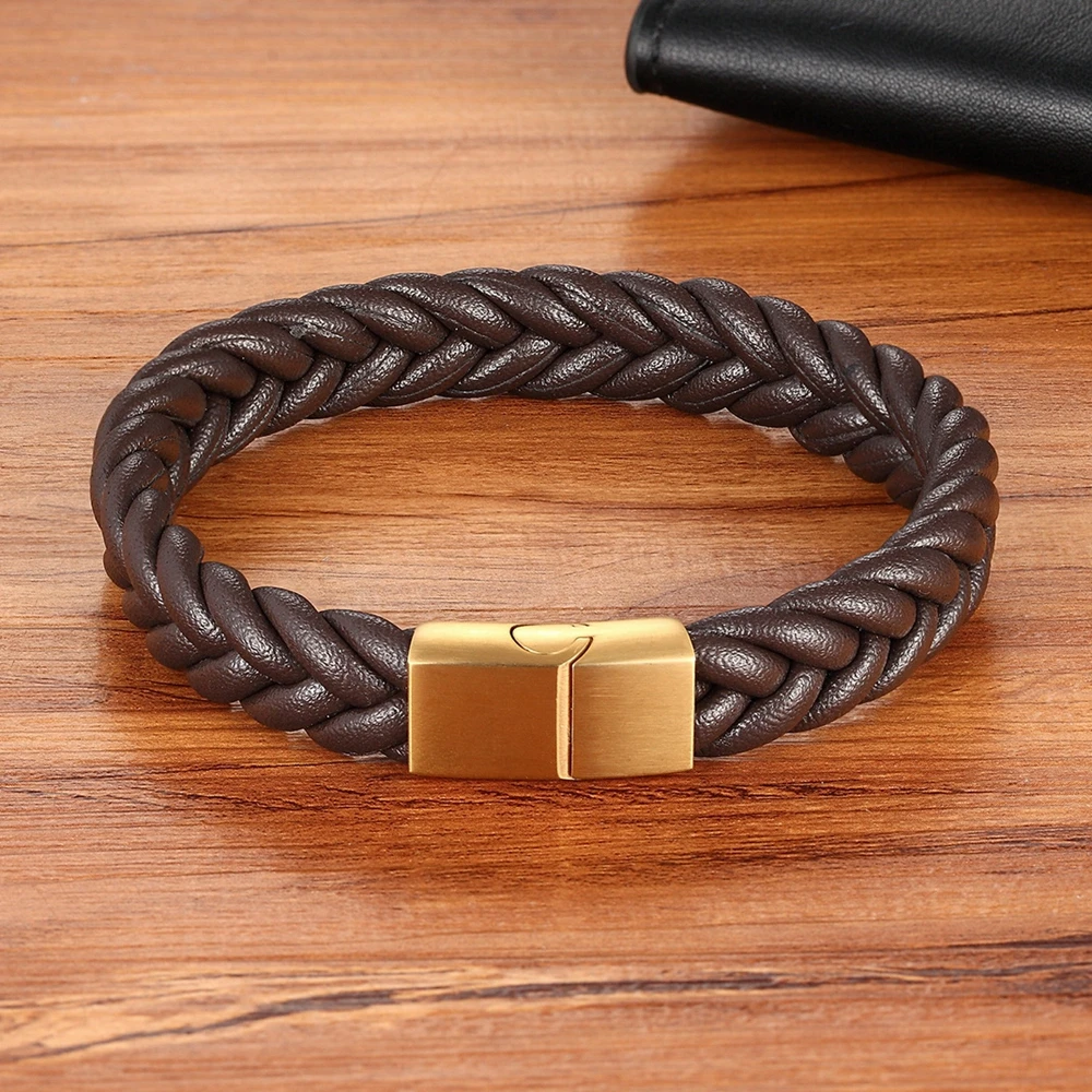 Durable Multi-Color Magnet Buckle Men's Bracelet