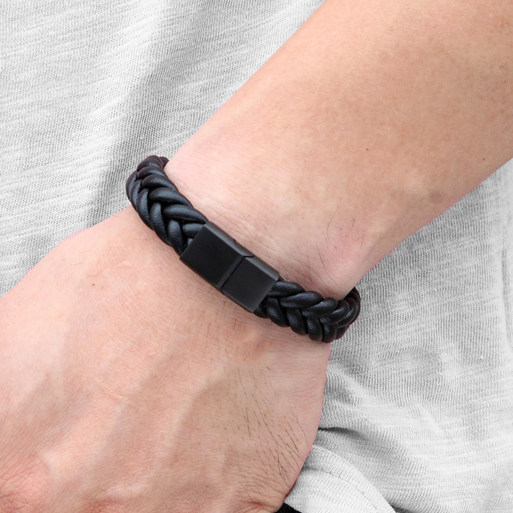 Durable Multi-Color Magnet Buckle Men's Bracelet