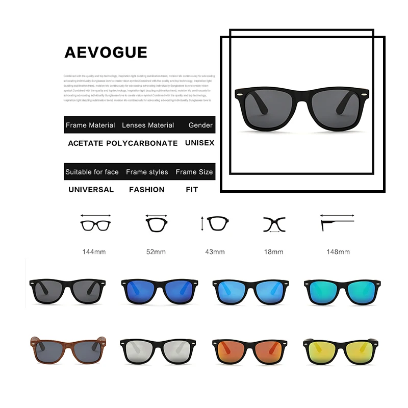 Lightweight and Comfortable Polarized Sunglasses