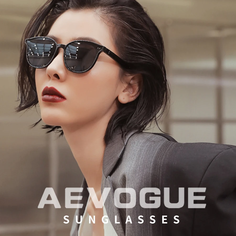 AEVOGUE New Women Retro Outdoor Polarized Sunglasses