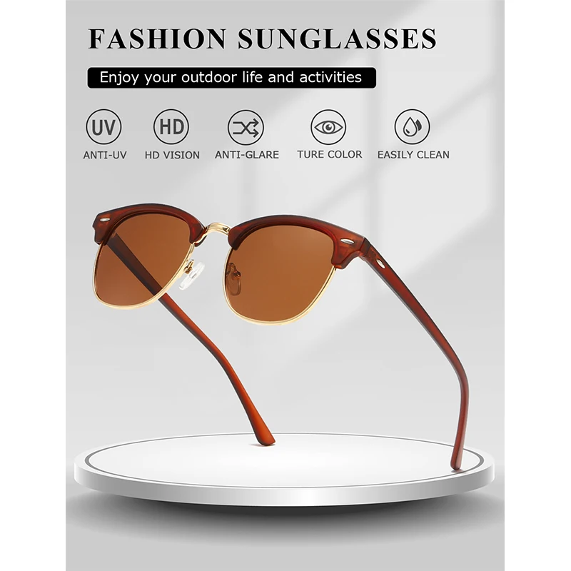 AEVOGUE Square Sunglasses for Men and Women
