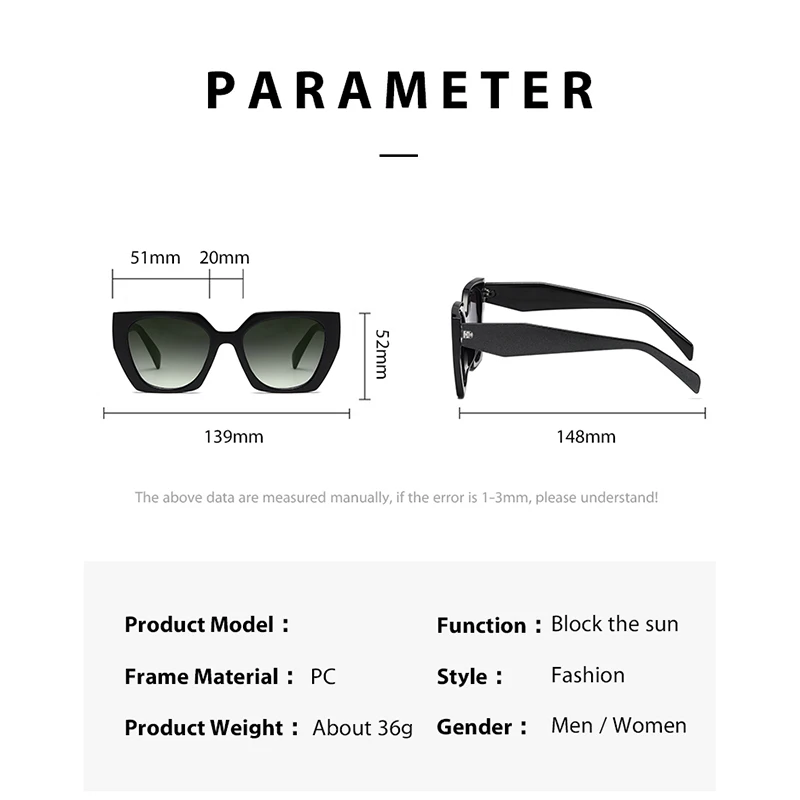 Trendy AEVOGUE Shades for Women with UV Protection