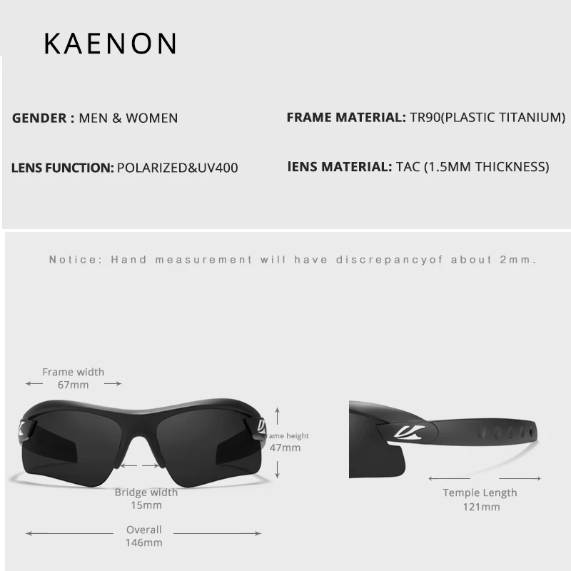 KAENON X-KORE Polarized Sunglasses for Men