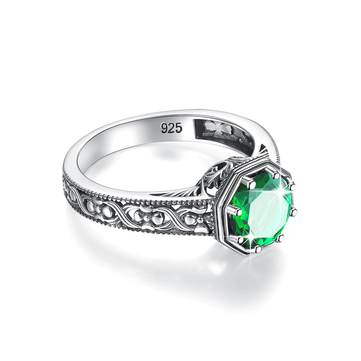 Gemstone Crystal Birthstone Rings for Women