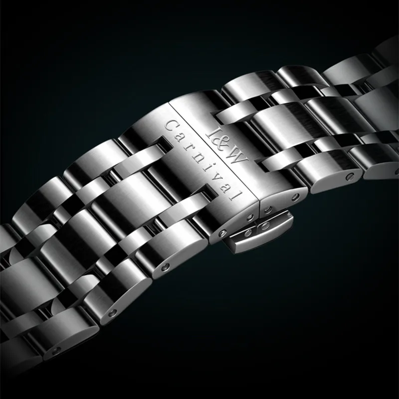 Carnival Brand Luxury Automatic Business Watch