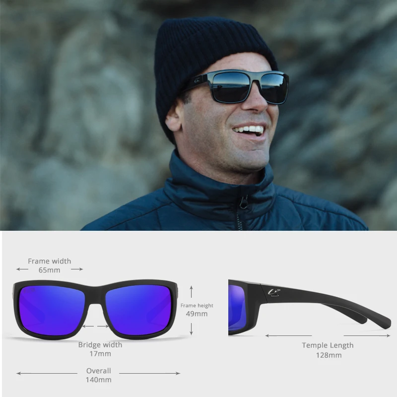 Kaenon Redwood Polarized Sunglasses UV400 Protection