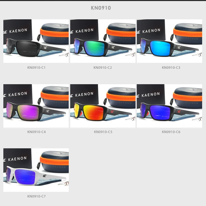 Original Kaenon Polarized Sunglasses with Mirrored Lenses