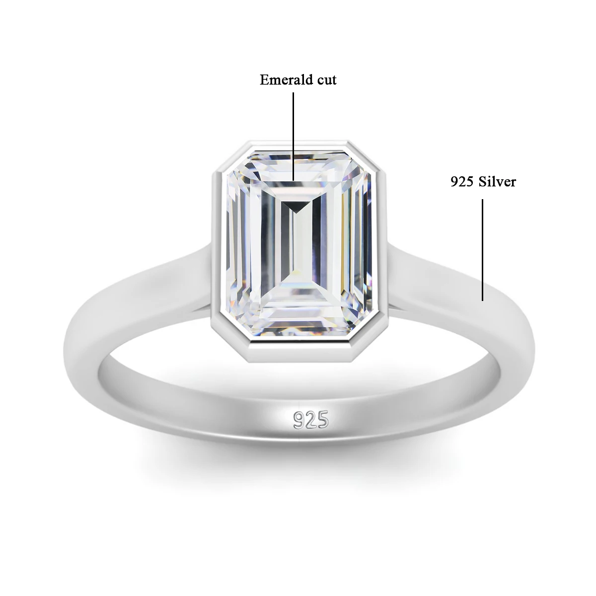Madison Audrey Moissanite Ring