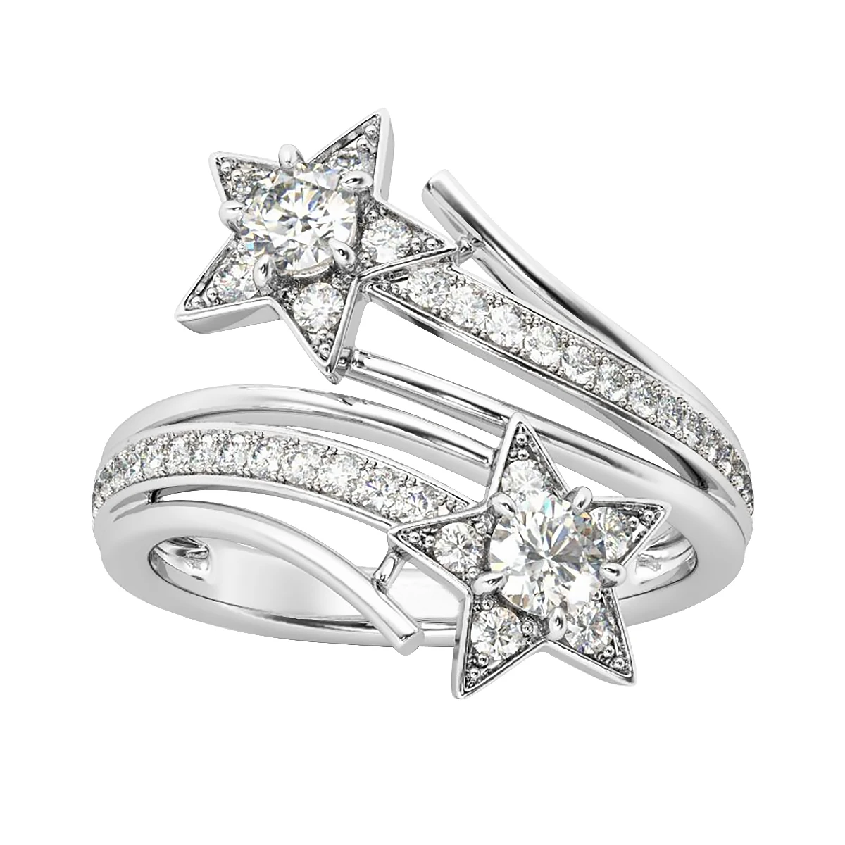 Meteor 0.3ct Moissanite Ring for Women