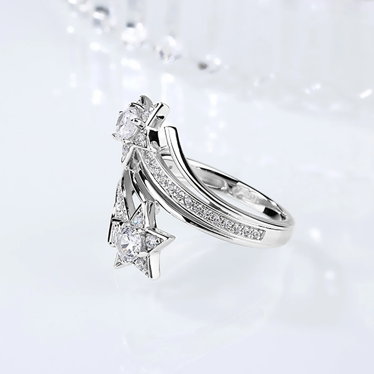 Meteor 0.3ct Moissanite Ring for Women