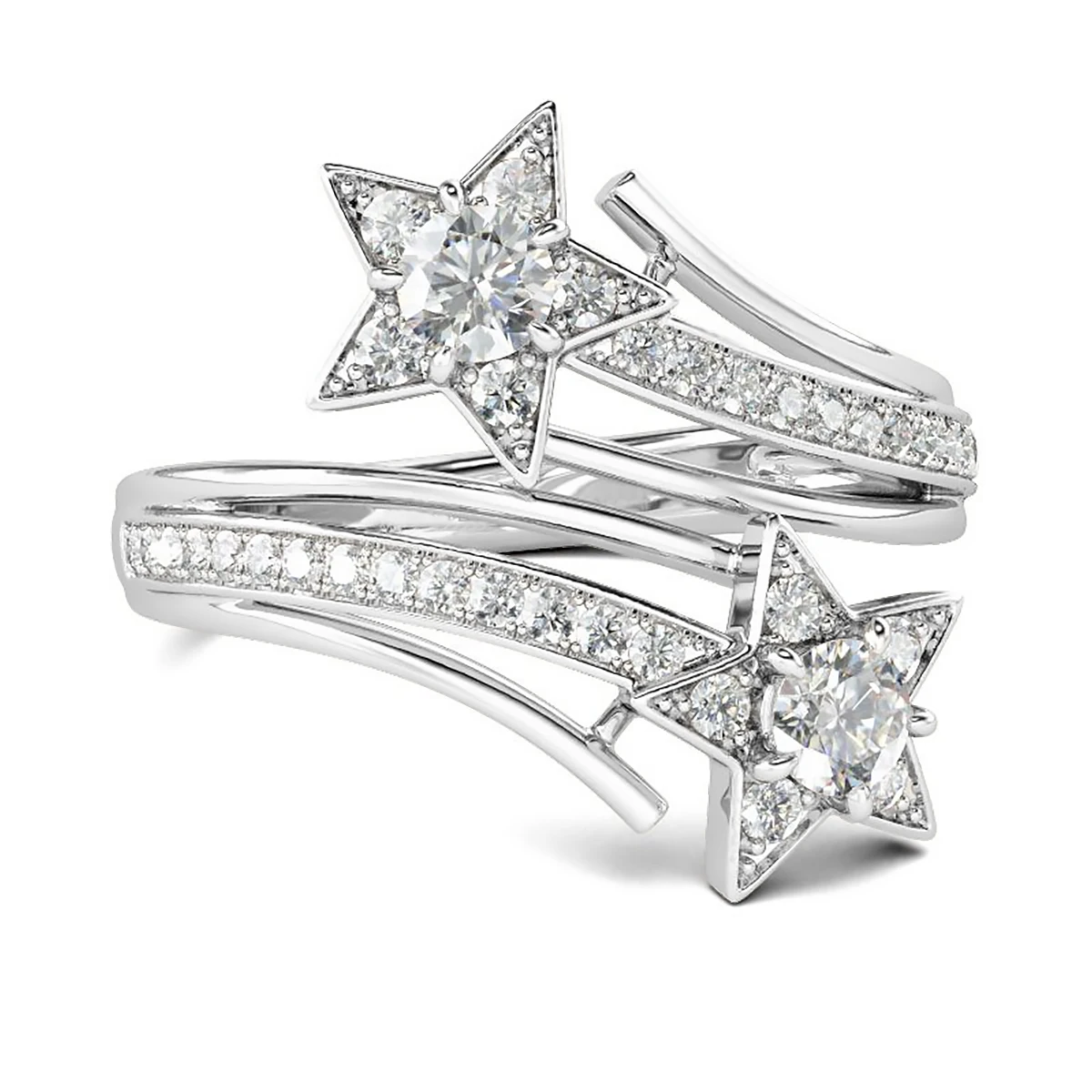 Meteor 0.3ct Moissanite Ring for Women