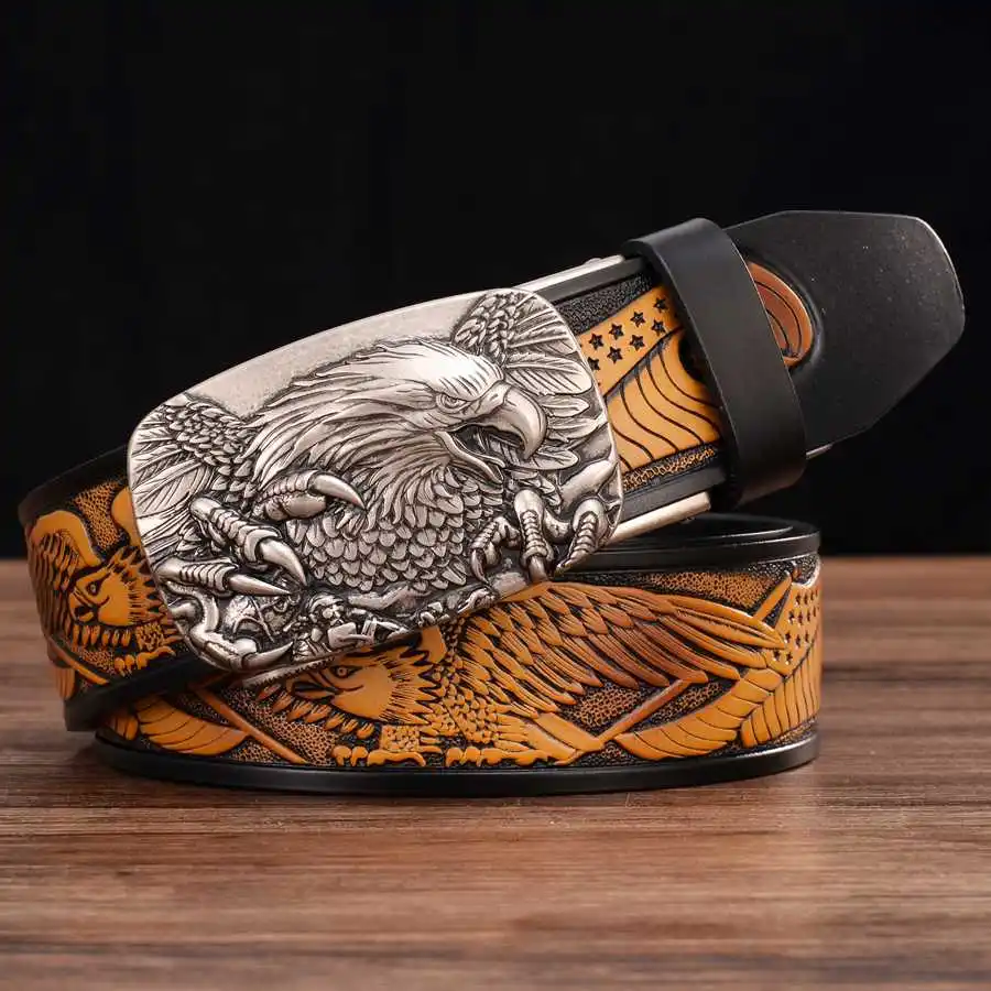 American Eagle Belt with Automatic Buckle
