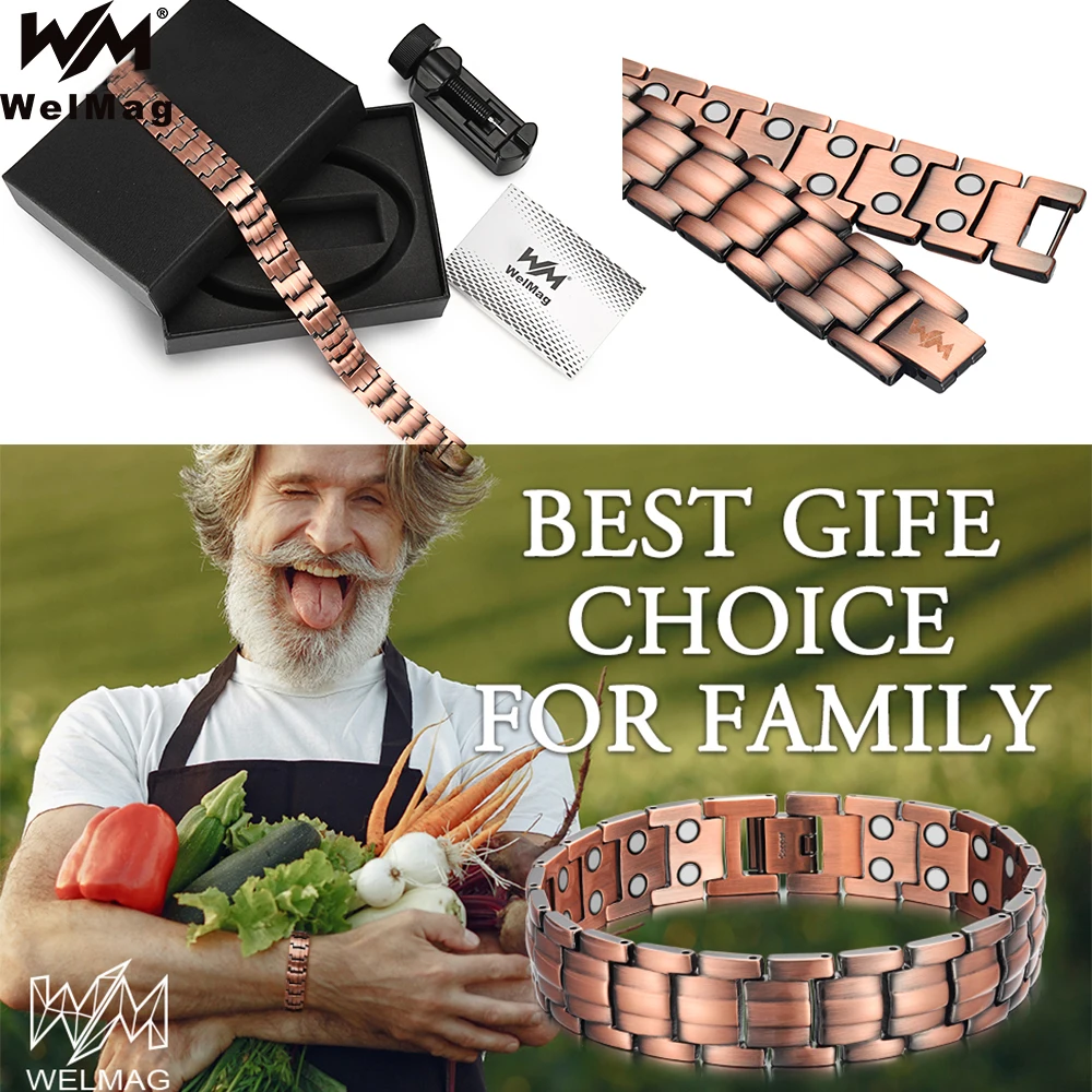 Pure Copper Magnetic Bracelet Health Jewelry