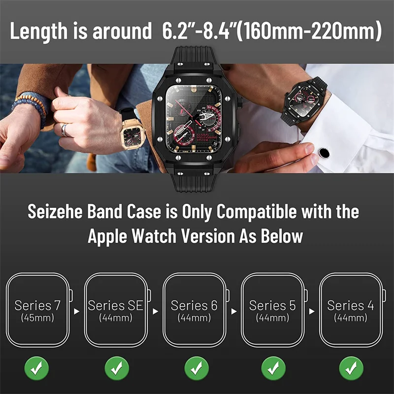 Luxury Modification Case Band for Apple Watch