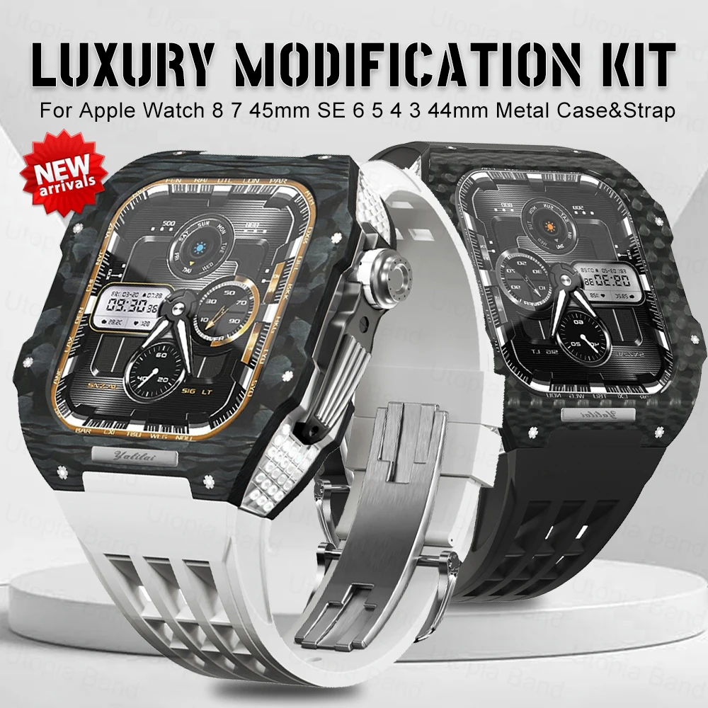 Apple Watch Mod Kit Carbon Fiber Case