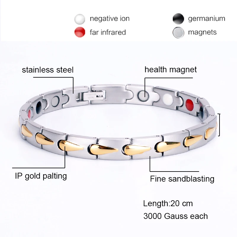 Link Chain Magnetic Bracelets for Women