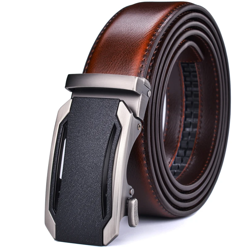 Ratchet Dress Genuine Leather Belts for Men