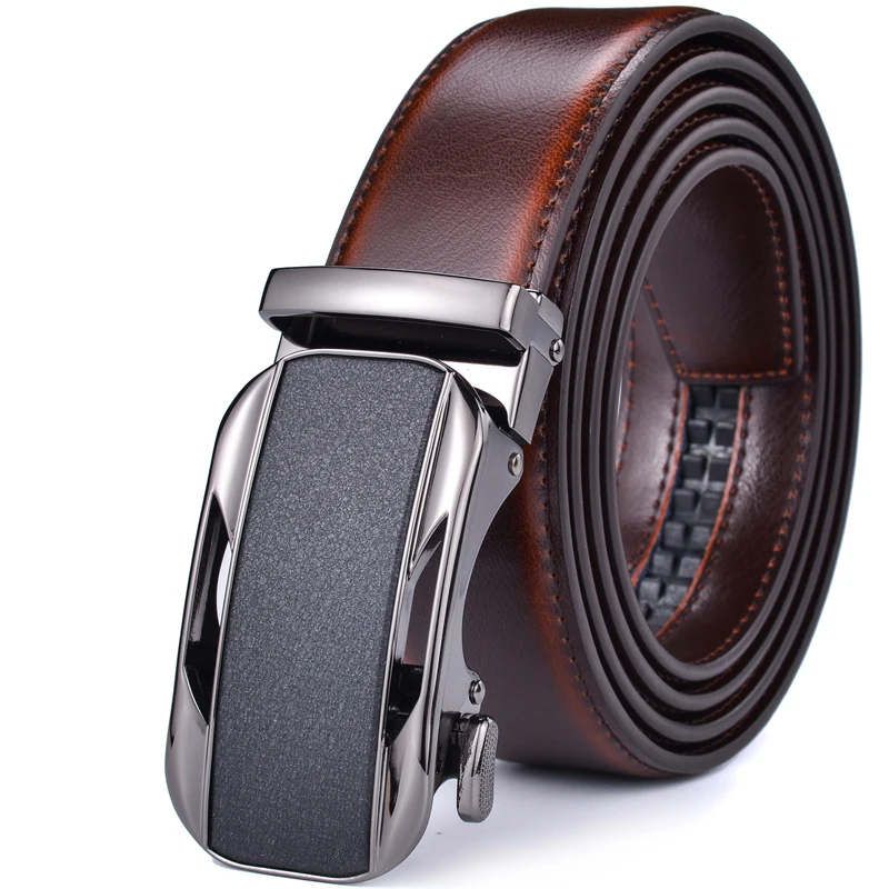 Ratchet Dress Genuine Leather Belts for Men