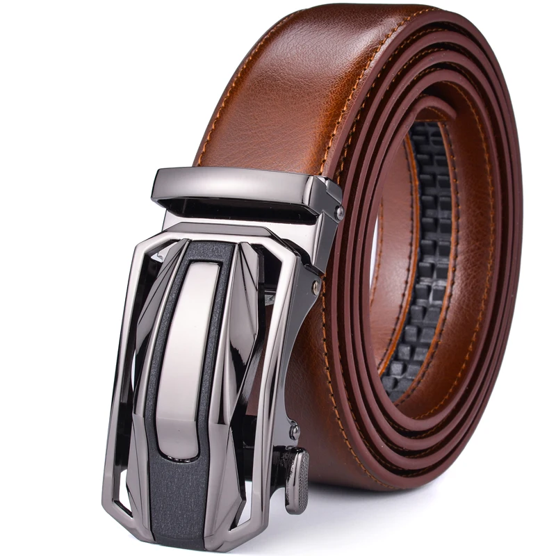 Ratchet Dress Genuine Leather Belts for Men