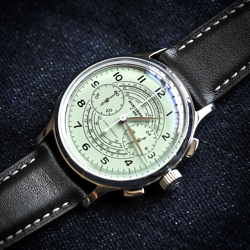 Vintage Pilot Panda Dial Mysterious Code Watches