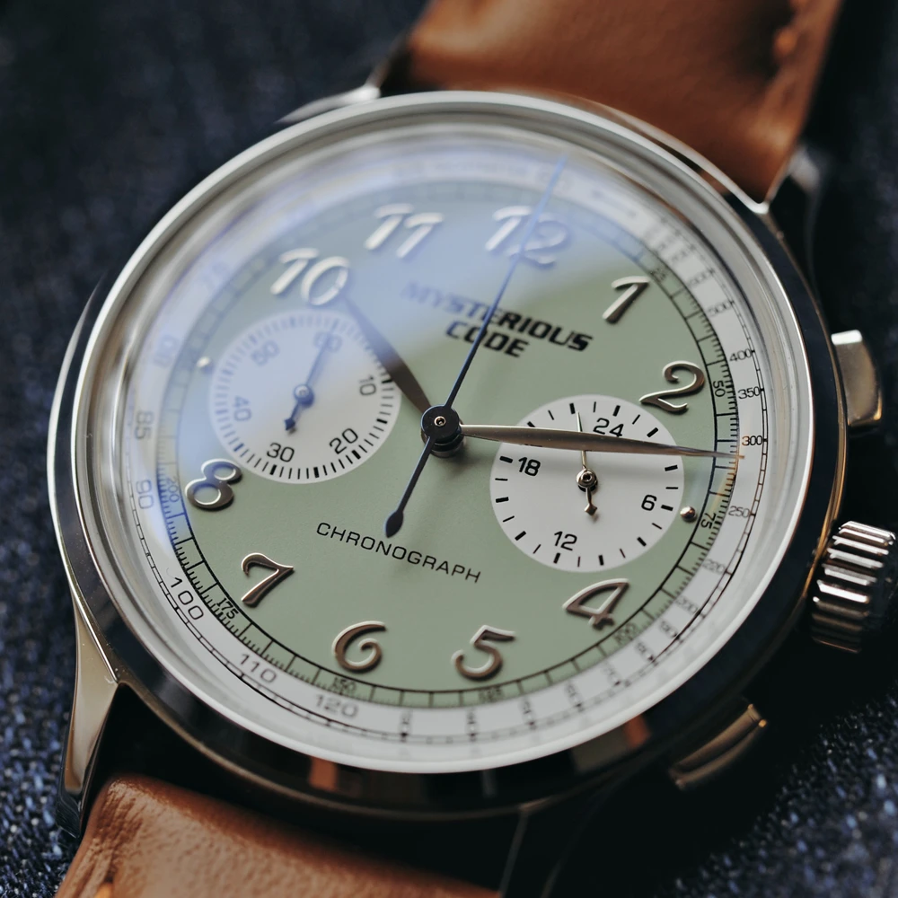 Vintage Pilot Panda Dial Mysterious Code Watches
