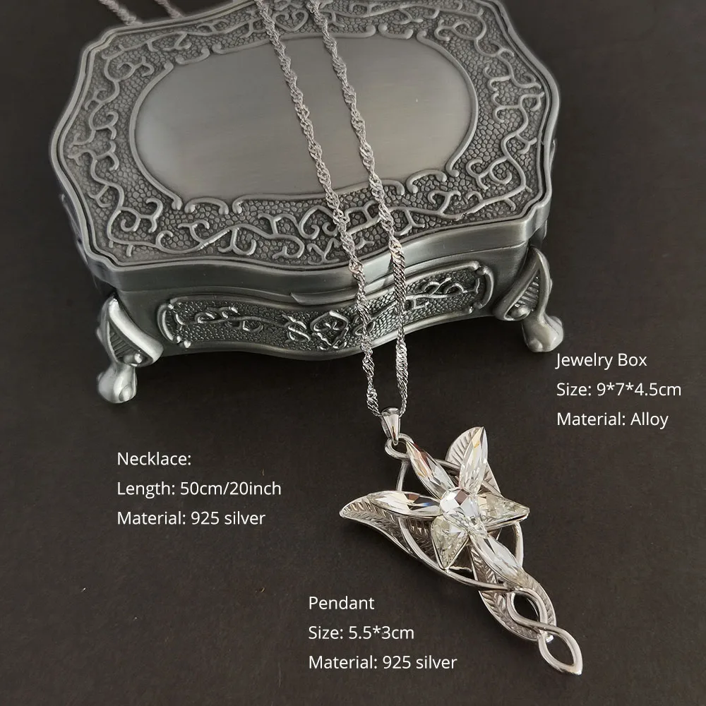 Arwen Necklace with a Fashionable Fairy Princess Twilight Star