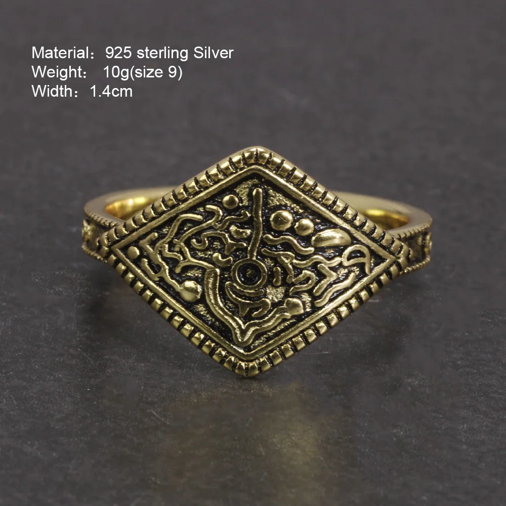 Dark Souls Rings of Favor 925 Sterling Silver
