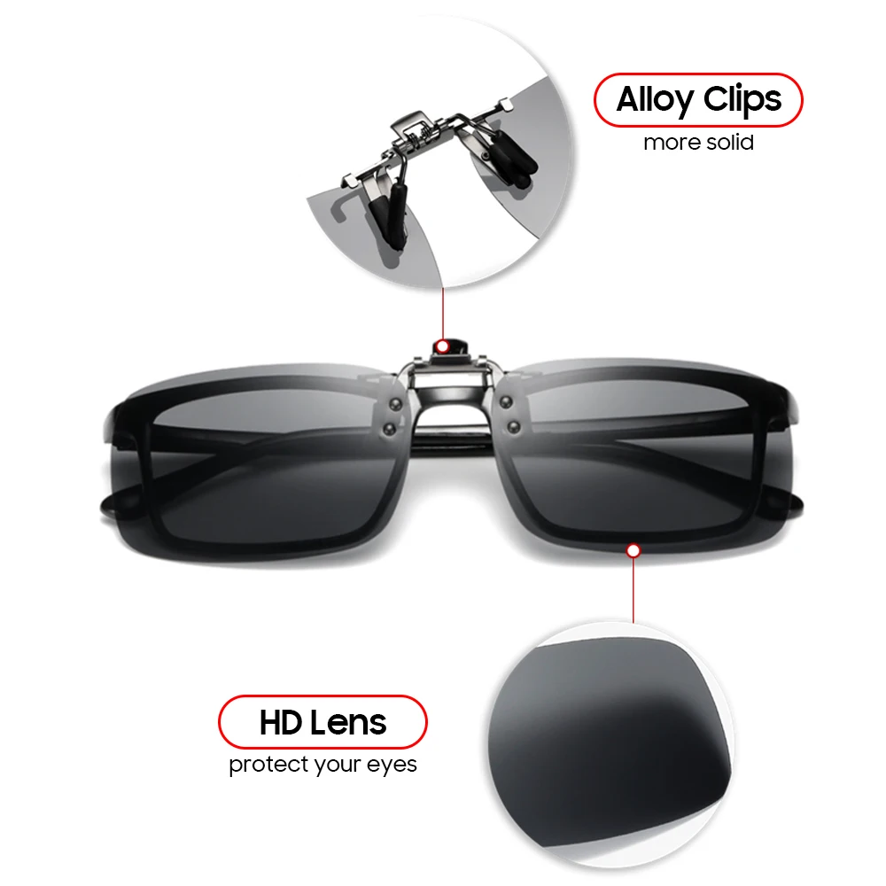 Clip On Flip Up Sunglasses Polarized UV400