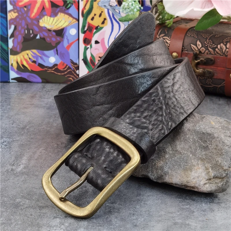 Unique Vintage Brass Belt Buckle