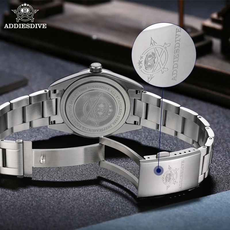 ADDIESDIVE Sand Dial 36mm Business Watch