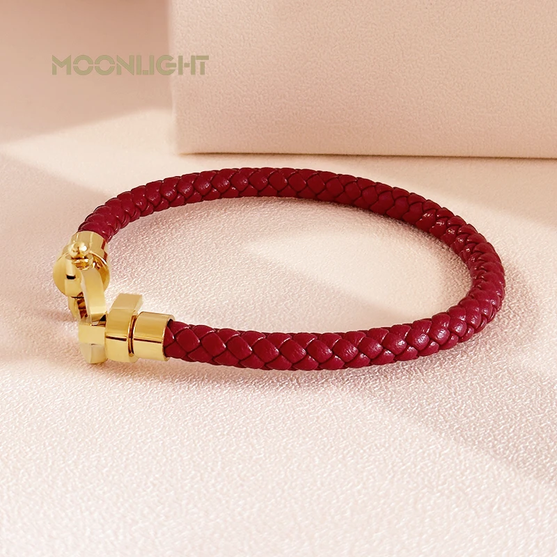 Classic Style Genuine Leather Couple Bracelets
