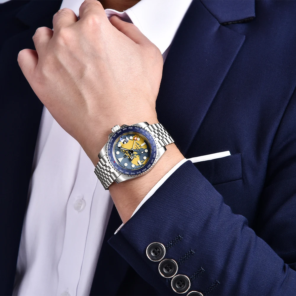 PAGANI DESIGN World Traveler GMT Watch
