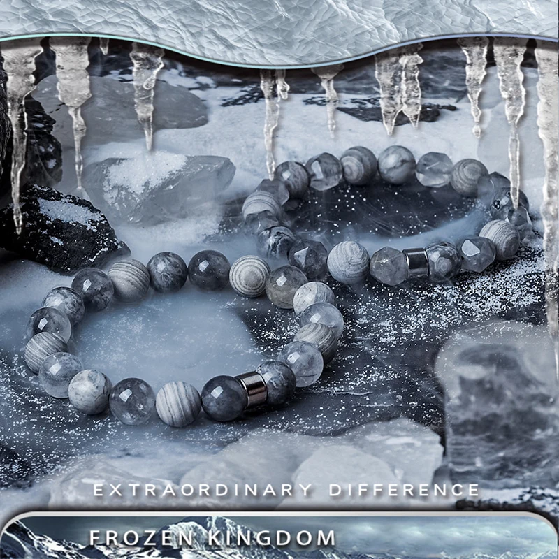 Natural Crystal Stone Beads Bracelet