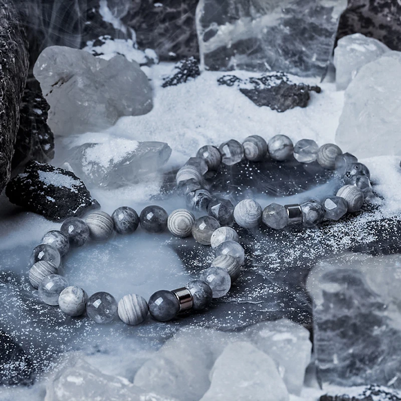 Natural Crystal Stone Beads Bracelet