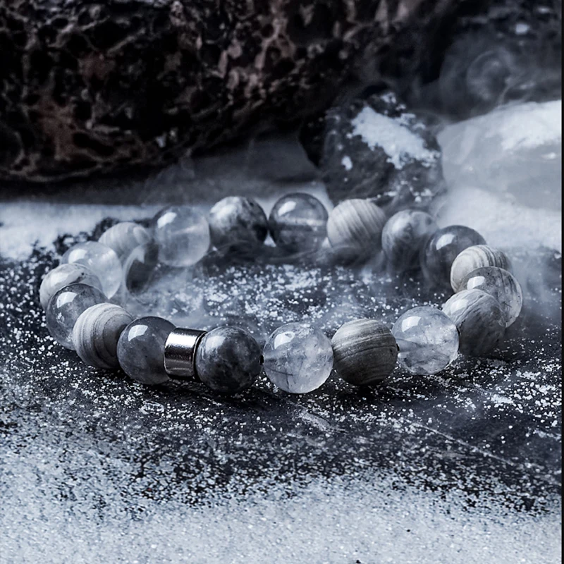 Natural Crystal Stone Beads Bracelet