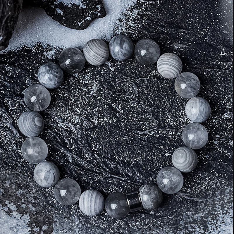 Natural Crystal Stone Beads Bracelet