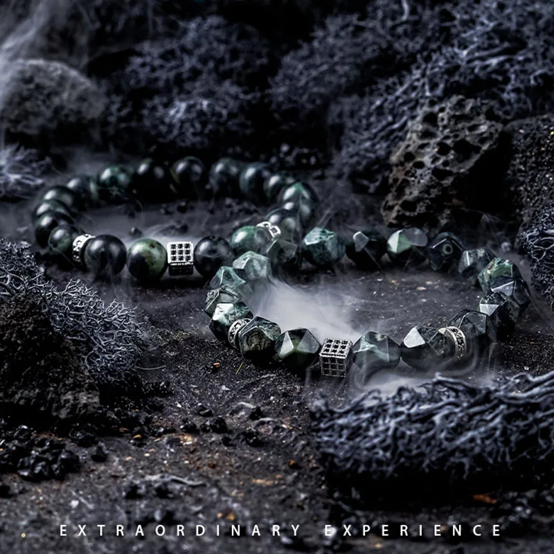 Unisex Sparrow Stone Beads Bracelet