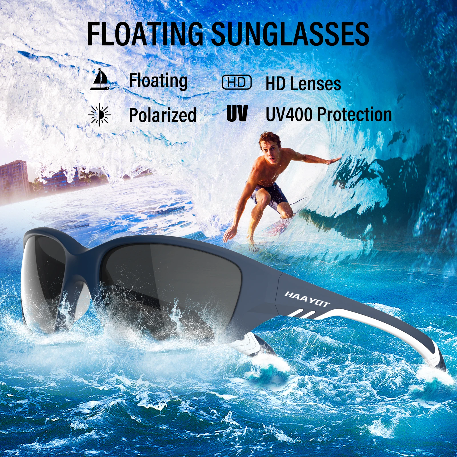 Floating Polarized Fishing Sunglasses for Men