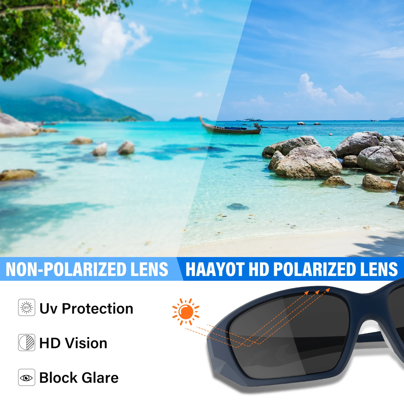Floating Polarized Fishing Sunglasses for Men