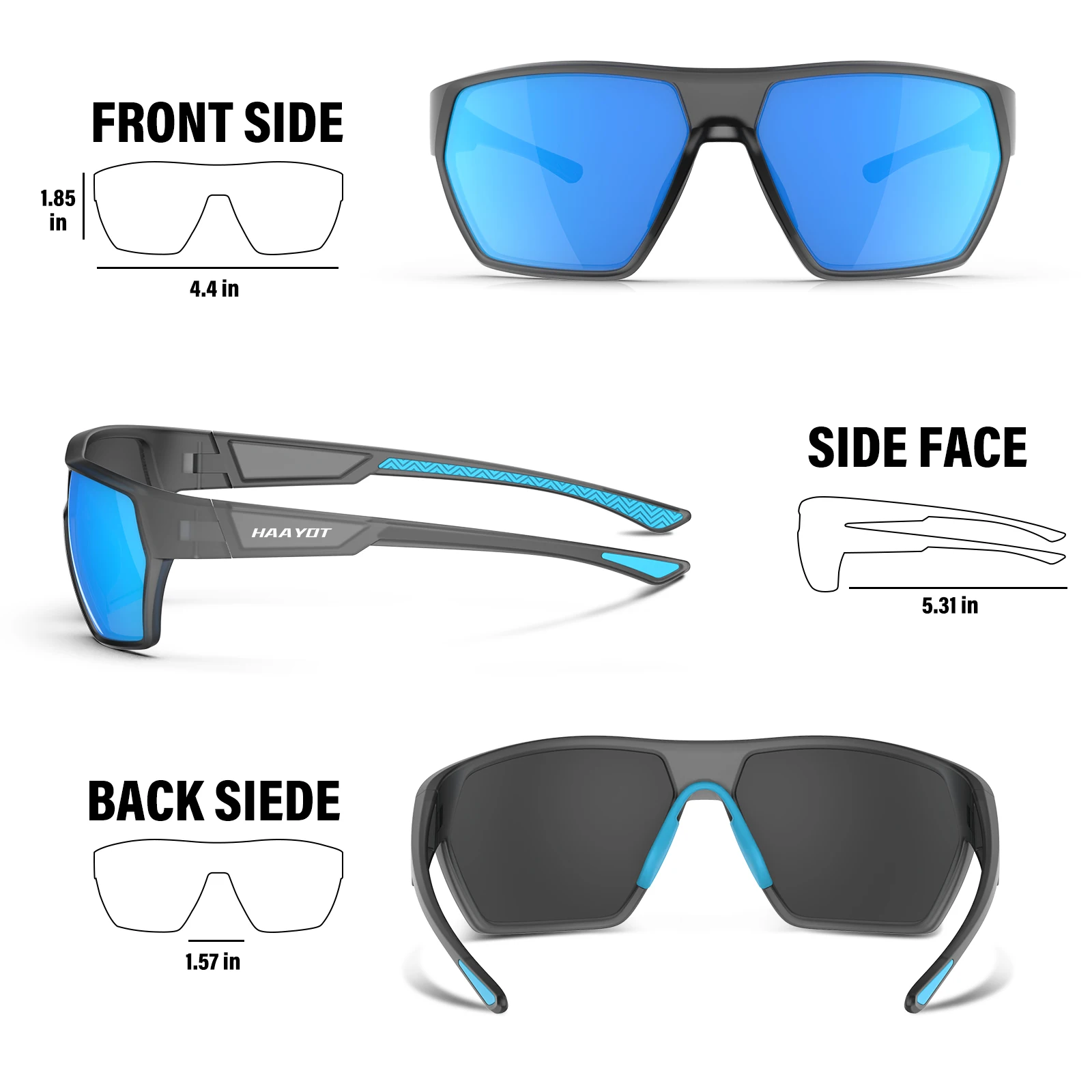 Ultra Lightweight Polarized Fishing Sunglasses