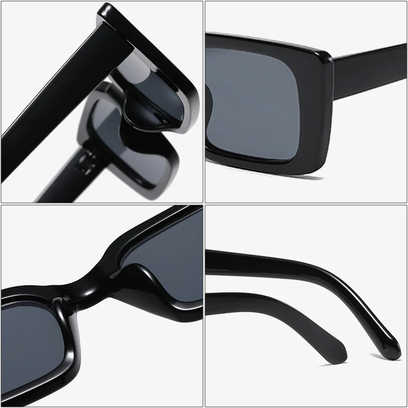 Retro-Inspired Small Rectangle Sunglasses
