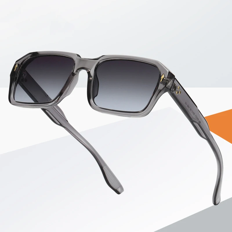 Oversized Rectangle Vintage Uv400 Sunglasses