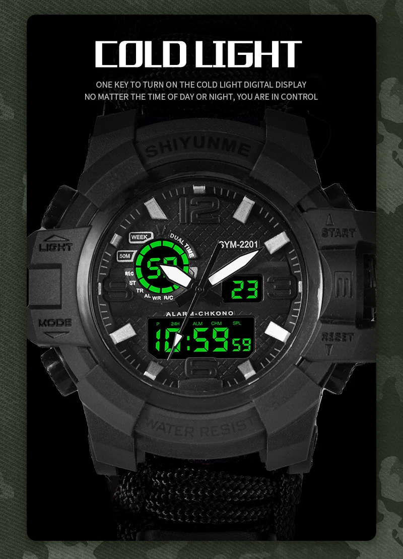 Military Sports LED Digital Watch for Men
