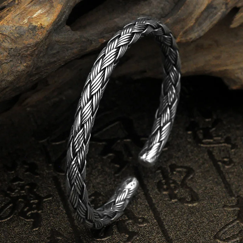 Viking Sterling Silver 925 Cuff Bracelets
