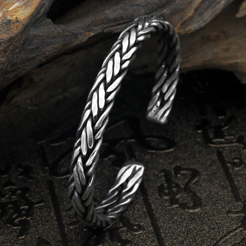 Viking Sterling Silver 925 Cuff Bracelets