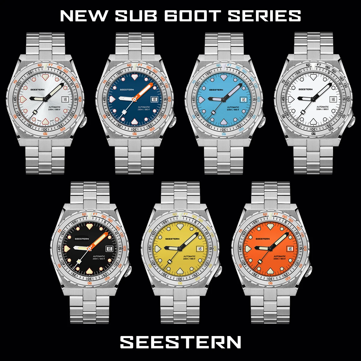 Seestern Vintage Sub 600T Automatic Dive Watch