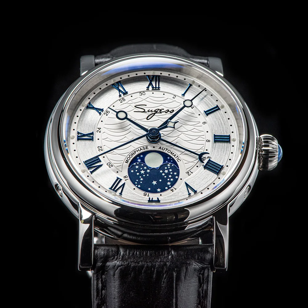 Sugess Moonphase Seagull ST2108 Watch